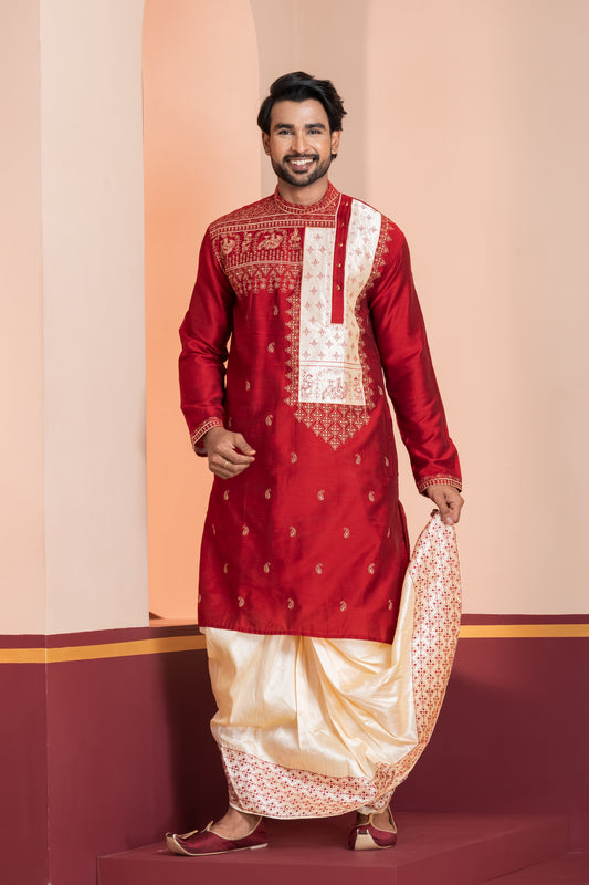 Raw Silk Palki (Bronze)