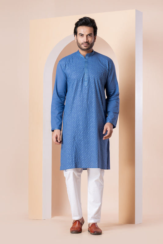 Thine Embroidery (Blue)